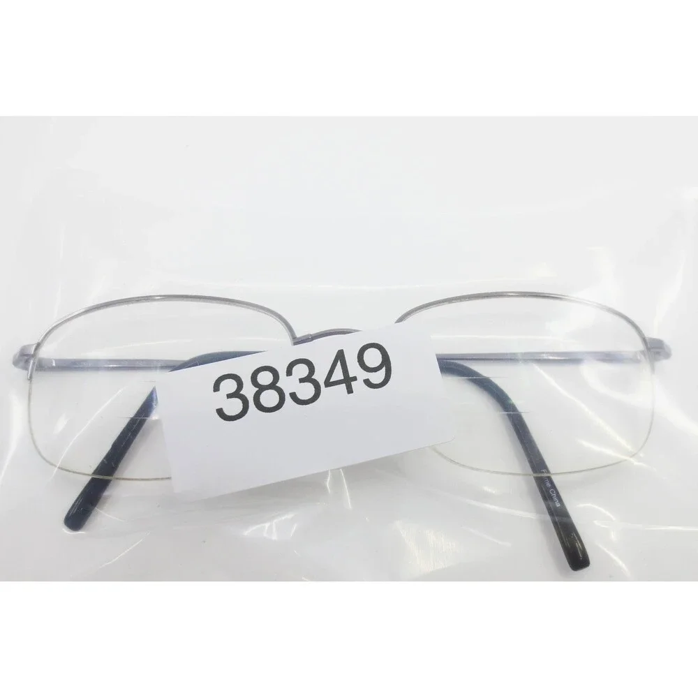 Duraflex DF3308 Gunmetal Semi Rimless Eyeglasses Frames 54-19-140 Mens Womens